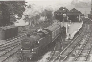 Railway Postcard LMS 4P 42613 Oxenholme 1962 Stanier 2-6-4T Loco Windermere - Foto 1 di 1