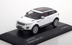 LAND ROVER EVOQUE COUPE 2011 WHITE WHITEBOX WB227 RANGE 1/43 WEISS BIANCA LHD