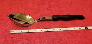 Cutco 17KG Basting Serving Spoon Stainless Steel Classic Brown Handle 12" USA - Picture 1 of 11