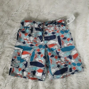 LL BEAN BeanSport Swim Shorts NWT Sz 5-6 - Picture 1 of 6