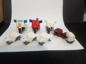 Lego Street Motorcycles Scooters Bikes Parts Wheels Seven Sets - Picture 1 of 9