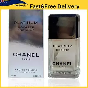 New in Box! PLATINUM EGOISTE 3.4oz EDT Spray for Men - Authentic Brand - Picture 1 of 4