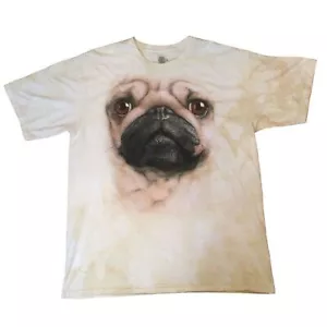 The Mountain Pug Tie-Dye Unisex T-Shirt Size Extra Large - Picture 1 of 7