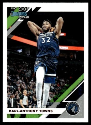 2019-20 Donruss Karl-Anthony Towns Minnesota Timberwolves #123 - Image 1 of 2