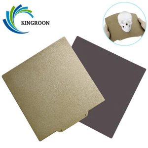 Kingroon KP3S Double Sided PEI Sheet 3D Printing Spring Steel Magnetic Bed Plate - Picture 1 of 13