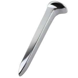 Silver Mirror Finish Railroad Spike Titanium 6.5" Overall - Picture 1 of 1