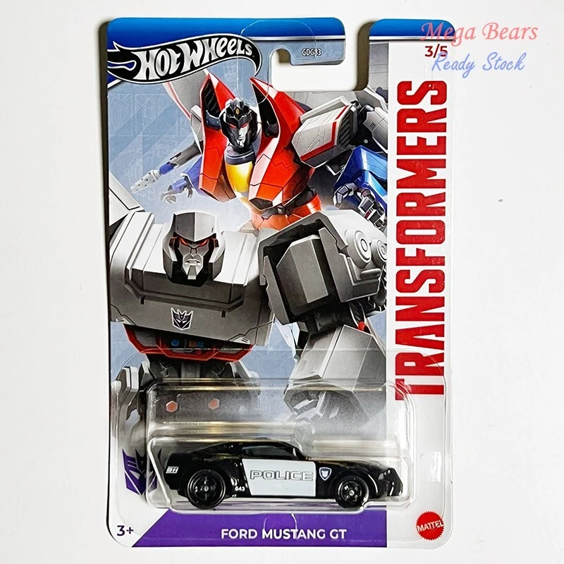 Mattel Hot Wheels 2024 Transformers #3 Ford Mustang GT *New Sealed* GDG83 - Image 1 of 1