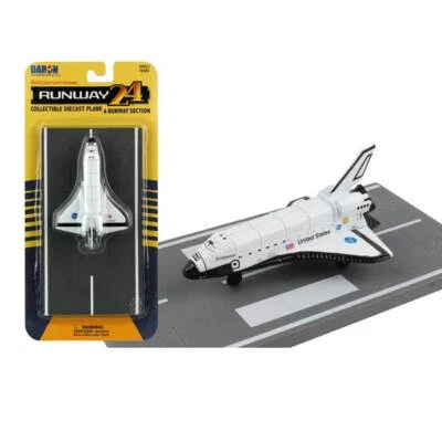 Daron Runway24 Diecast Metal Toy with Runway Section - Space Shuttle Endeavour - Image 1 of 2