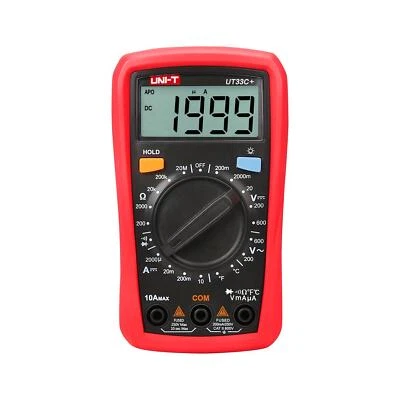Universal Digital-Multimeter UNI-T UT33C+ AC DC Temperatur Widerstand MIE0327 - Bild 1 von 4