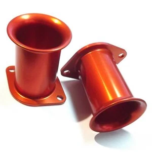 RED Velocity Stacks Cuernos de Aire Trompetas WEBER 44 IDF IDA DELLORTO 45 DHLA 75 mm - Imagen 1 de 2