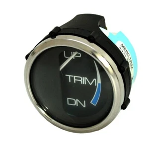 Faria Boat Trim Gauge GP9402A | Mercury Chesapeake Black SS 2 Inch - Picture 1 of 2