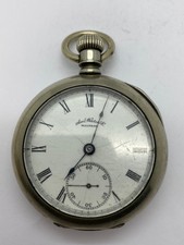 Antique Waltham 1883 15 Jewel Pocket Watch 18s - For Repair