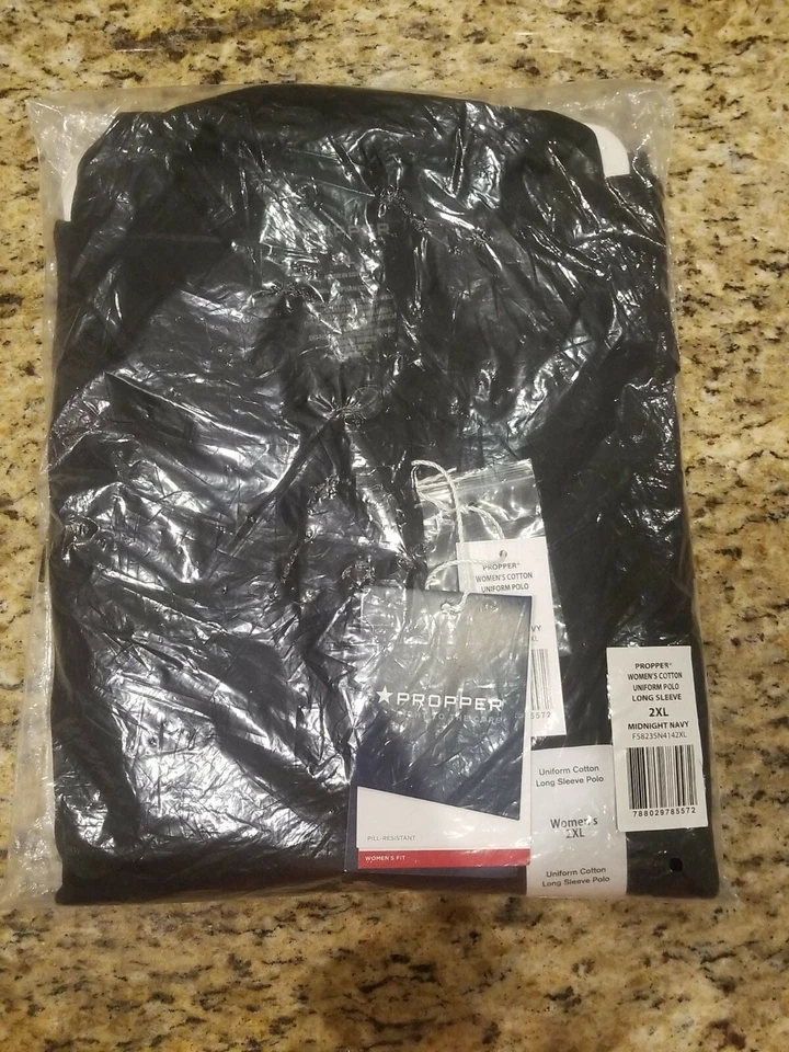 Propper Women's Uniform Cotton Polo - Xxl Dark Navy F58235n414xxl