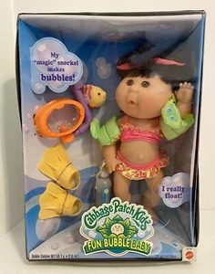 Vintage 1997 Cabbage Patch Kids Fun Bubble Baby Puppe Peggy Kara 27. Dezember - Bild 1 von 12