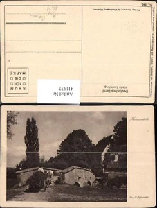 411937,Landwirtschaft Th. u. O. Hofmeister Heimwärts Pferdewagen Bauern Brücke - Bild 1 von 1