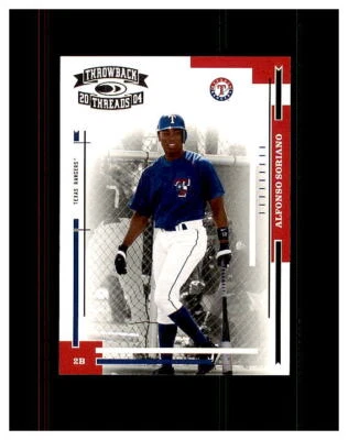 2004 Throwback Threads #189 Alfonso Soriano - Image 1 of 2