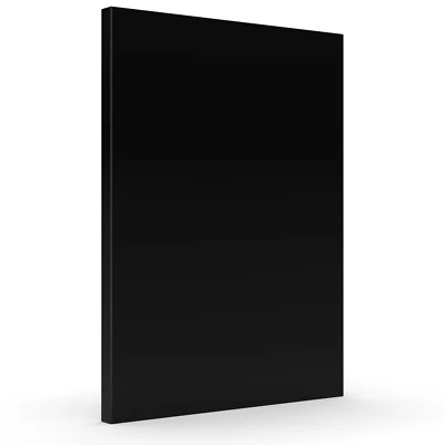 X57 Küchenfront Schwarz Hochglanz 19mm nach Maß - Möbelfront - Blende - Front - Bild 1 von 4