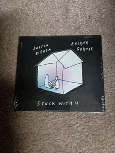 Justin Bieber Ariana Grande STUCK WITH YOU CD - Picture 1 of 1