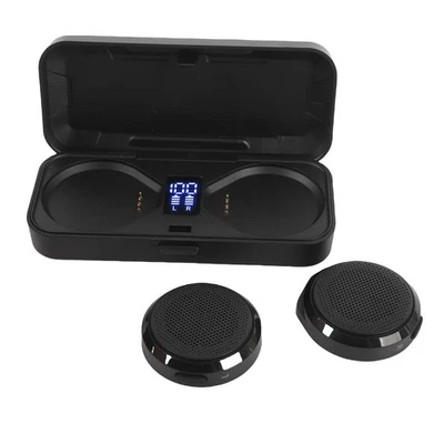 1-Wireless Helmet Speaker Motorcycle Helmet Headset 50 Hours Battery - Image 1 of 4