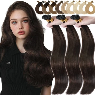 CLEARANCE I Tip Stick 100% Extensões de Cabelo Humano Remy Real 150G Espessura Pré-Ligado - Imagem 1 de 4