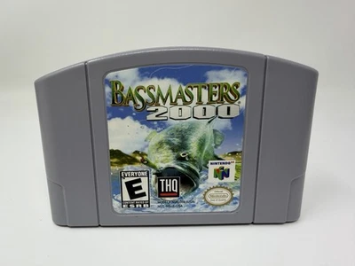Bass Masters 2000 Gris Carrito Variante Nintendo 64 N64 Limpio y Probado Auténtico Foto 1 de 4