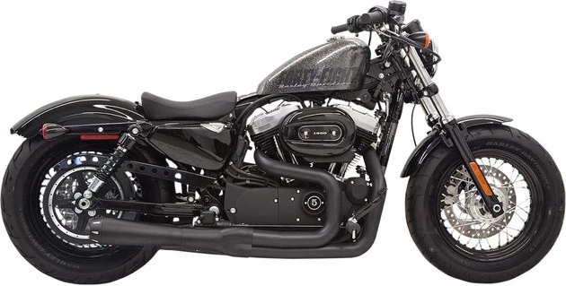 Bassani Road Rage II Mega Power Exhaust Black Harley XL Sportster 2014-2022 — 第 1/1 张图片