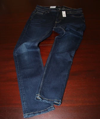 mens kenneth cole New York slim stretch jeans 36x32 nwt $69 mcway dark - Image 1 of 3