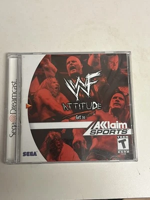 WWF Attitude (Sega Dreamcast, 1999) Cib - Image 1 of 4