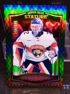 2023-24 Upper Deck Stature Green Sergei Bobrovsky 290/375 #17 Florida Panthers - Picture 1 of 9