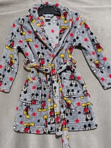 Disney Mickey Mouse Youths Bathrobe Size 4T - Picture 1 of 7