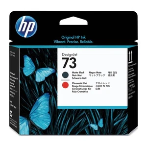 Original HP 73 Matte Black and Chromatic Red Printhead (CD949A) - Afbeelding 1 van 3