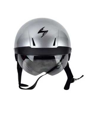 Casco de motocicleta SCORPION EXO-C110 plateado M 7 1/8 - 7 1/4 cara abierta media carcasa Foto 1 de 4