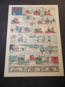 Mickey Mouse / Donald Duck - Dec 27, 1936 - Tab-Size Sunday - Picture 1 of 2
