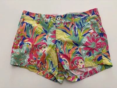 Mujer Lilly Pulitzer The Callahan Corto Estampado Floral Talla 14 Foto 1 de 4