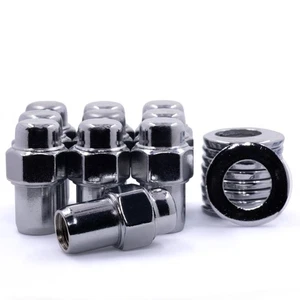 10 Lug Nuts 12x1.5 Chrome Mag Nut .75 Shank Cragar - Picture 1 of 3