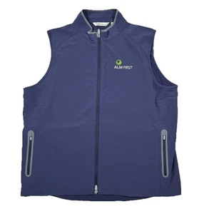 Peter Millar Mens Crown Sport Fuse Hybrid Vest Classic Fit Navy Size XL Logo - Picture 1 of 10