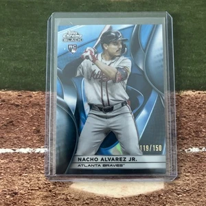 Nacho Alvarez Jr. 2025 Topps Chrome Black Blue Refractor /150 RC Atlanta Braves - Bild 1 von 2