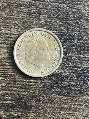 1967 Netherlands 1 One Cent Actual Coin TB3224* - Image 1 of 2