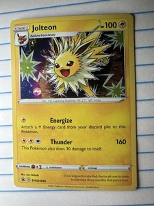 Jolteon SWSH094 SWSH: Sword & Shield Promo Cards Holo GALAXY SWIRL - Picture 1 of 7