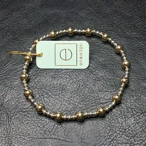 enewton Gold Filled/Silber Perlen Stretch Armband. E20.672 - Bild 1 von 4