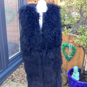Tory Burch Coat Absolutely Gorgeous Sheepskin Fur Was Expensive - Picture 1 of 24