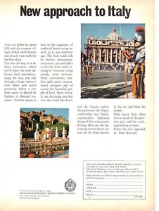 Vintage Werbedruck 1971 Italienische Regierung Reisebüro Neu nach Italien Anzeige - Bild 1 von 2