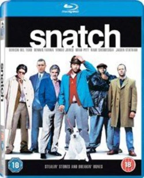 Snatch Blu-ray 2009 Region by Benicio Del Toro Dennis Farina Matth.