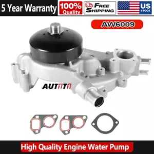 AW6009 Water Pump For Chevy Silverado Tahoe Suburban GMC Sierra 1500 4.8L 5.3L - Picture 1 of 12
