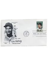 2417 Lou Gehrig, Artmaster, First Day Cover (FDC) New York Yankees Legend