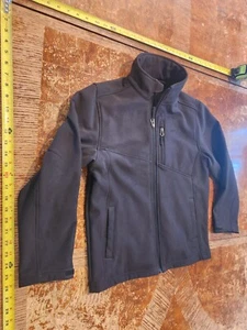 Snozu Performance Jacket Boys Size M 10/12 Black Full Zip Winter Outdoor #S47 - Picture 1 of 3