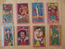 Frankenstein cards lot of 8 Lone Ranger Astronaut Alan Ladd Frank Ahiru ++