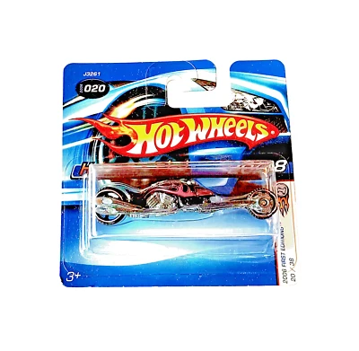 ✅  Hot Wheels HAMMER SLED in OVP * 2006 First Editions * Bike violett * MOC - Bild 1 von 4