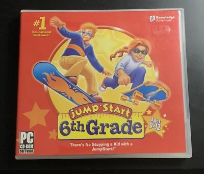 Jump Start 6th Grade 2007 Education CD-Rom Software Windows Vista/XP/2000 - Image 1 of 4