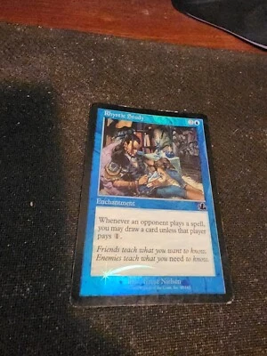 Prophecy  MTG   Foil   Rhystic Study   Magic - Image 1 of 4